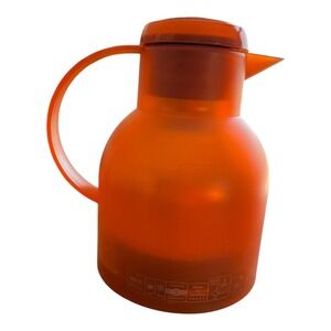 Emsa Samba Vacuum Jug 1.0L Orange Made in Germany NWT Thermal Carafe